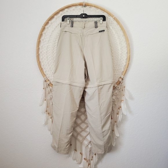 The North Face Convertible Hiking Pants Bermuda Shorts Women's Tan/Khaki Size 10 - Picture 1 of 10